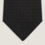 H Trefles tie, noir