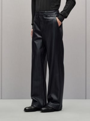 “细条纹”Malte小牛皮长裤, 视图: 图片：产品佩戴, worn, 当前为第3张（共6张）