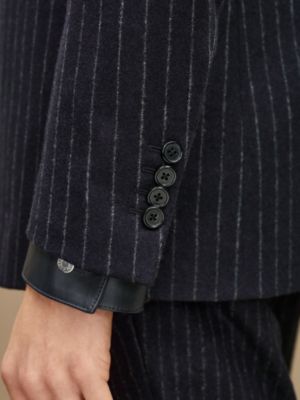 “粉笔条纹”24 Relax羊毛夹克，短款, 视图: 图片：产品佩戴, worn, 当前为第6张（共7张）