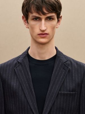“Rayure technique”24 Relax夹克，短款, 视图: 图片：产品佩戴, worn, 当前为第5张（共8张）