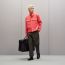 Jacket shirt with gusset pocket, sunset, no stock