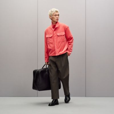Jacket shirt with gusset pocket