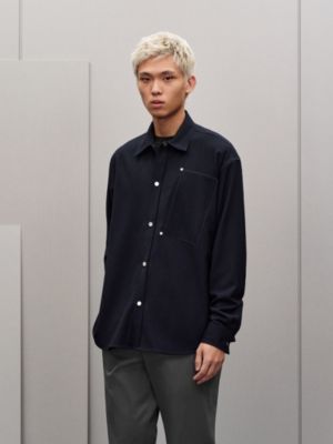"Clous de Selle" wool overshirt, View: Worn, worn, view 2 of 6