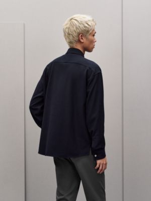 "Clous de Selle" wool overshirt, View: Worn, worn, view 3 of 6