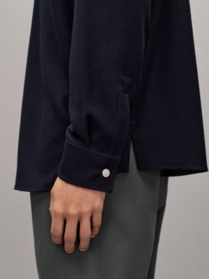 "Clous de Selle" wool overshirt, View: Worn, worn, view 5 of 6