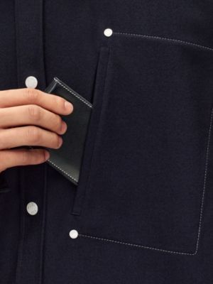 "Clous de Selle" wool overshirt, View: Worn, worn, view 6 of 6