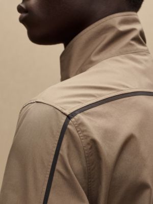 撞色细节直筒衬衫, 视图: 图片：产品佩戴, worn, 当前为第6张（共6张）