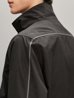撞色细节直筒衬衫, 视图: 图片：产品佩戴, worn, 当前为第6张（共6张）