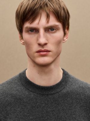 "Maillon Chaine d'Ancre" crewneck cashmere sweater, View: Worn, worn, view 3 of 6