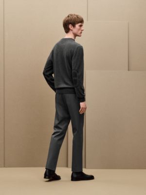 "Maillon Chaine d'Ancre" crewneck cashmere sweater, View: Worn, worn, view 4 of 6