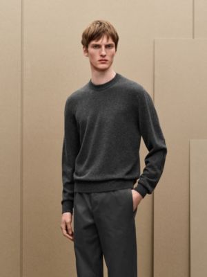 "Maillon Chaine d'Ancre" crewneck cashmere sweater, View: Worn, worn, view 5 of 6