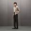 "Maillon Chaine d'Ancre" zipped cashmere jacket, vigoureux, no stock