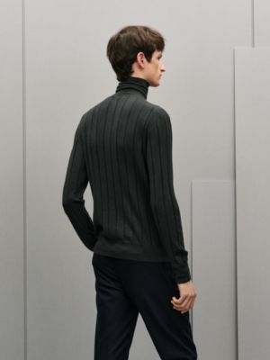 “Cotes et Maillons”高领针织衫, 视图: 图片：产品佩戴, worn, 当前为第3张（共6张）