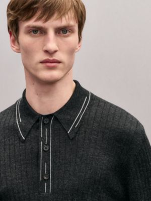 "Detail Etriviere Alpaga" polo shirt, View: Worn, worn, view 4 of 5
