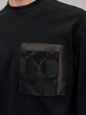 "Eperon d'Or en Perspective" crewneck sweater, View: Worn, worn, view 5 of 5