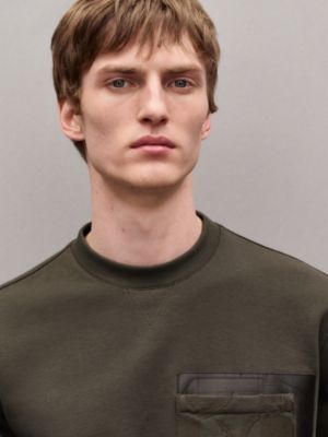 “透视版金质马刺”圆领运动衫, 视图: 图片：产品佩戴, worn, 当前为第4张（共5张）