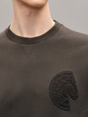 C.D.S. crewneck sweater, View: Worn, worn, view 4 of 4