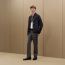 C.D.S. varsity jacket, bleu nuit