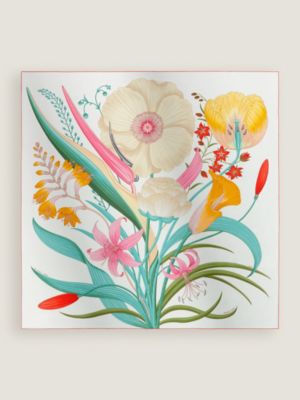 blanc/vert céladon/rose multicolore