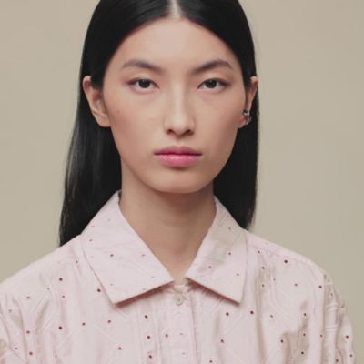 刺绣抽绳连衣裙, 视图: 视频, 当前为第2张（共7张）