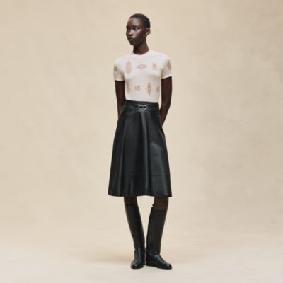 "Ferronnerie" short-sleeve sweater