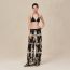 "Ferronnerie Remix" beach pants, noir