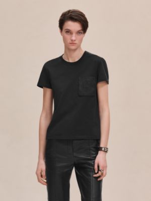 Embroidered pocket t-shirt, View: Worn, worn, view 2 of 6
