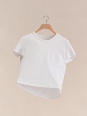 Embroidered pocket t-shirt, View: front, front, view 6 of 6
