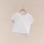 Embroidered pocket t-shirt, blanc