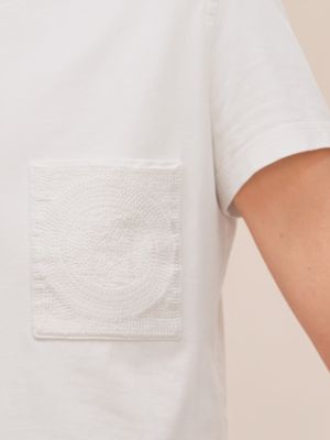 Embroidered pocket t-shirt, View: Worn, worn, view 5 of 6