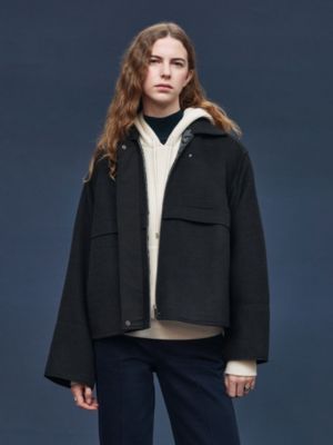 “Chaine d'Ancre”短款大衣, 视图: 图片：产品佩戴, worn, 当前为第2张（共7张）