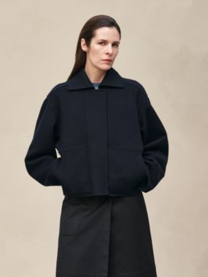 山羊绒夹克, 视图: 图片：产品佩戴, worn, 当前为第2张（共6张）