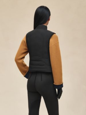 Reversible sleeveless jacket, View: Worn, worn, view 4 of 8