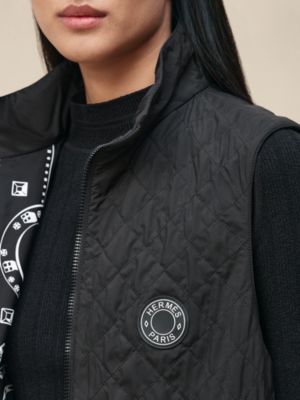 绗缝无袖夹克, 视图: 图片：产品佩戴, worn, 当前为第7张（共7张）