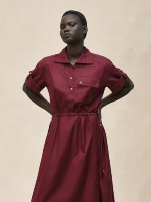 “Mosaique”短袖连衣裙, 视图: 图片：产品佩戴, worn, 当前为第4张（共7张）