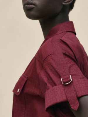 “Mosaique”短袖连衣裙, 视图: 图片：产品佩戴, worn, 当前为第6张（共7张）