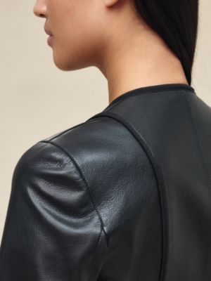 皮革夹克, 视图: 图片：产品佩戴, worn, 当前为第6张（共6张）
