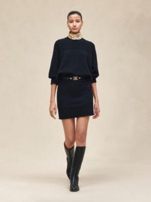 Cashmere short skirt