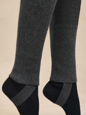 山羊绒紧身裤, 视图: 图片：产品佩戴, worn, 当前为第6张（共6张）