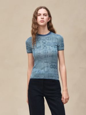 “Cahier du Colporteur”短袖套头衫, 视图: 图片：产品佩戴, worn, 当前为第2张（共4张）