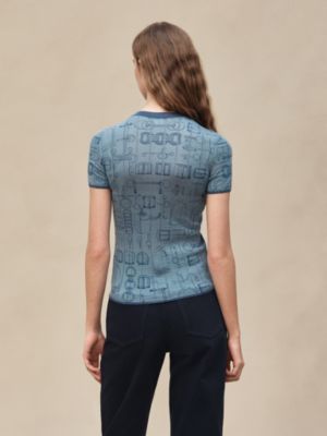 “Cahier du Colporteur”短袖套头衫, 视图: 图片：产品佩戴, worn, 当前为第3张（共4张）