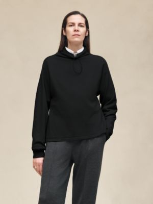Cashmere long-sleeve sweater, View: Worn, worn, view 2 of 5