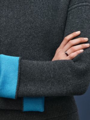 Long-sleeve sweater, View: Worn, worn, view 5 of 6
