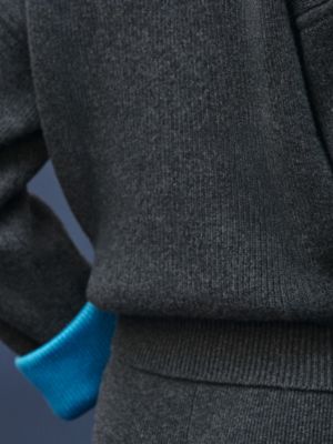 Long-sleeve sweater, View: Worn, worn, view 6 of 6