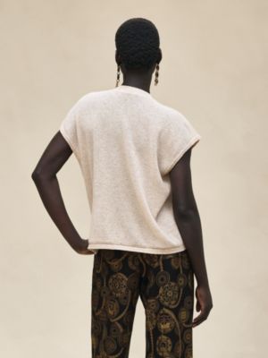 “L'Enseigne du Sellier”山羊绒无袖套头衫, 视图: 图片：产品佩戴, worn, 当前为第3张（共5张）
