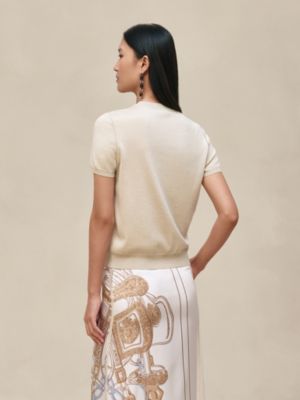“金色版华丽的缰辔”短袖套头衫, 视图: 图片：产品佩戴, worn, 当前为第3张（共5张）