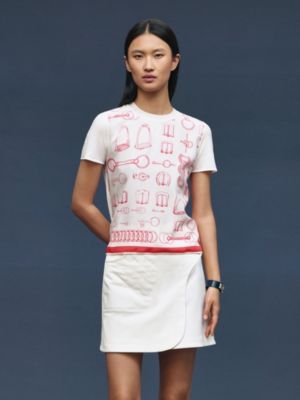 “Cahier du Colporteur”短袖套头衫, 视图: 图片：产品佩戴, worn, 当前为第2张（共5张）