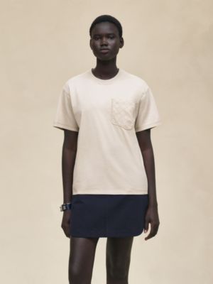 Maxi embroidered pocket t-shirt, View: Worn, worn, view 2 of 4
