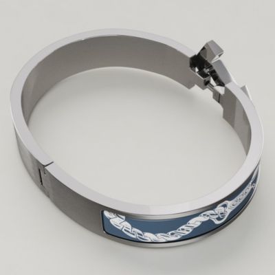 “Clic HH金属质感爱马仕”手镯，当前为第2张（共4张）