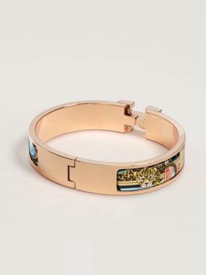 Clic H Les Douze Leopards bracelet, View: Back, back, view 4 of 4